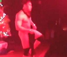 Latino Stripper On Stage