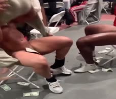 Strippers Chair Collapses (HQ)