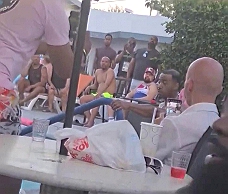 Pool Party Black Stripper (HQ)